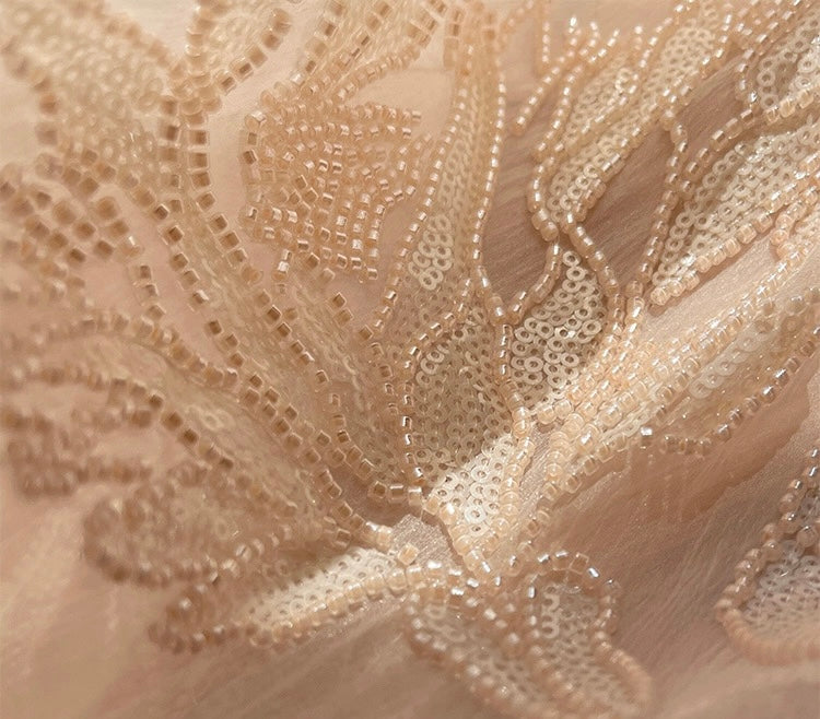 LE VENT & TES AILES | Château Rose Evening Dress
