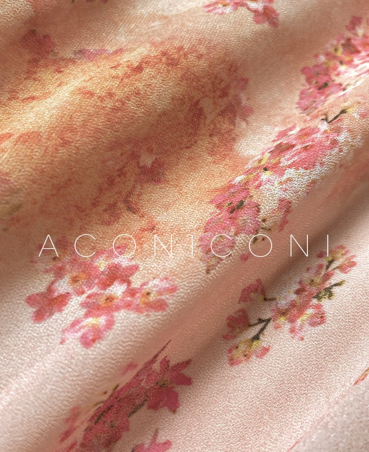 Aconiconi|Sorbet Sunset Long Exquisite Dress