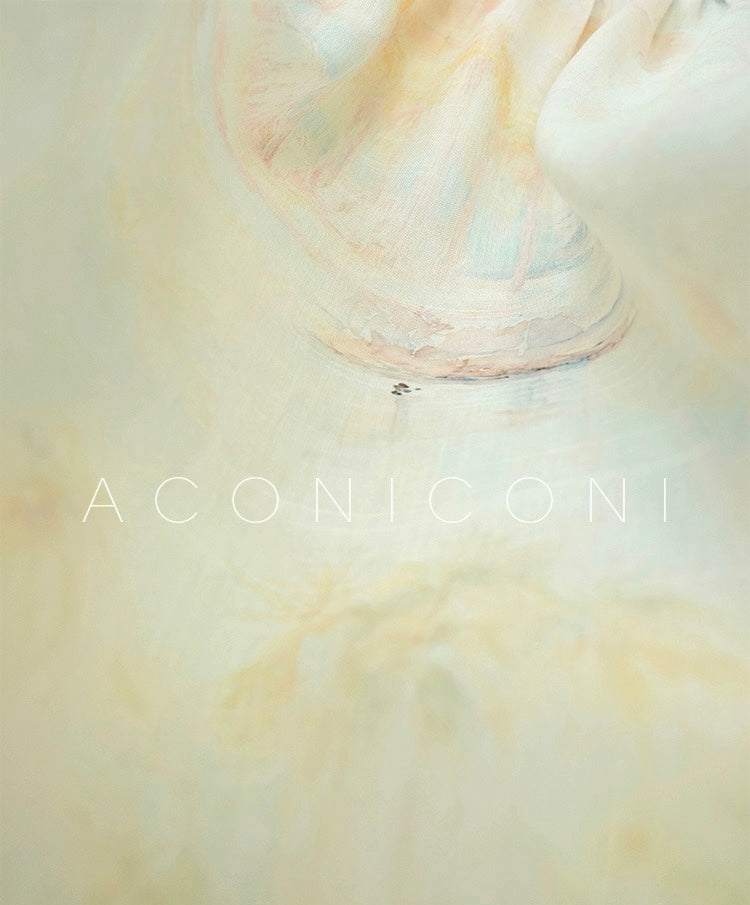 Aconiconi | Honeydew Glow Flowy Dress