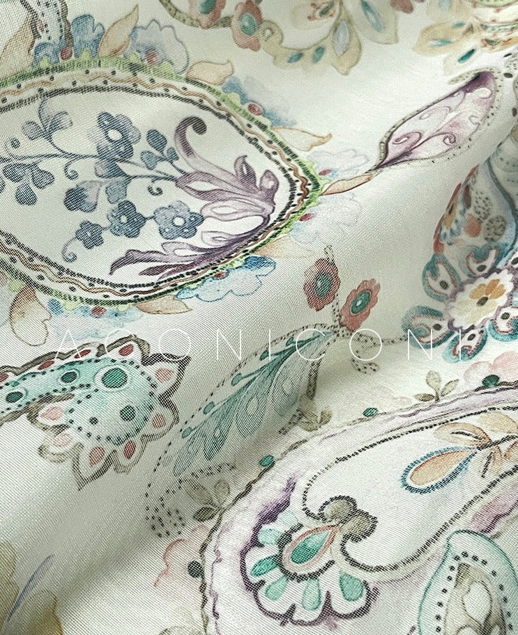 Aconiconi|Eden Floating Retro Floral Bohemian Dress