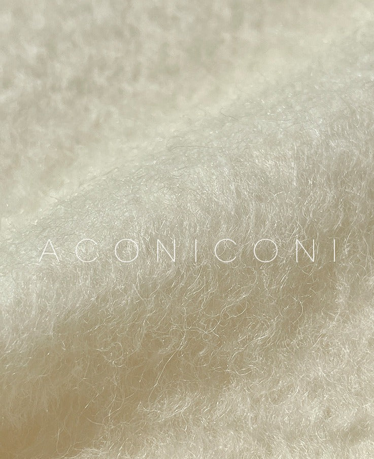 Aconiconi | Whispering Snow Angel Winter Short Wool Coat