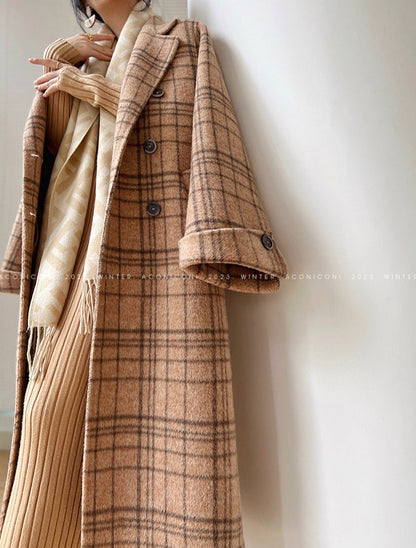Aconiconi｜Yamano Plaid Winter Coat