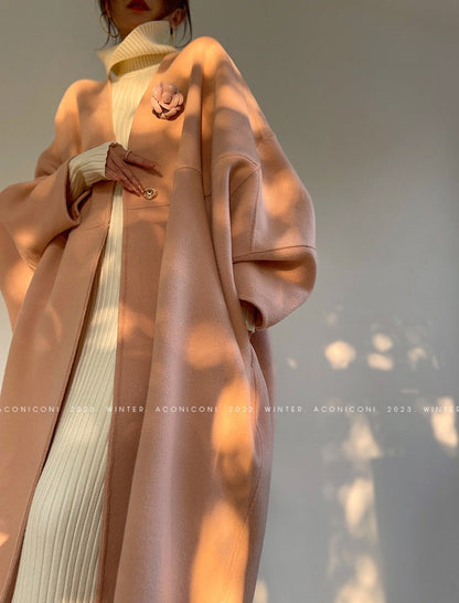 Aconiconi | Soft Lover Double Faced Premium Wool Coat