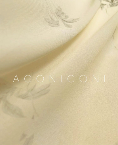 Aconiconi | Misty French Vanilla  Long Dress