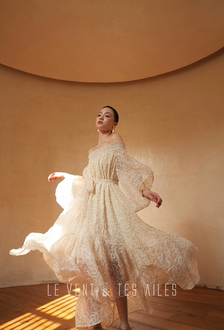 LE VENT & TES AILES | Lily & Lace Off Shoulder Dress