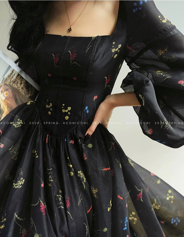 Aconiconi | Apricot Blossoms Flowy Dress