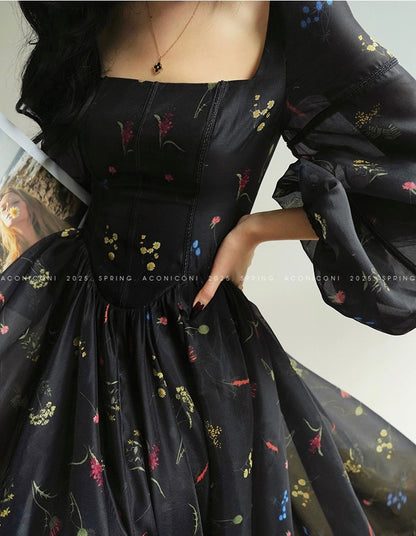 Aconiconi | Apricot Blossoms Flowy Dress