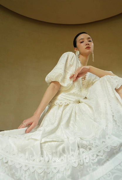 LE VENT & TES AILES | Écriture Fine Skirt Set