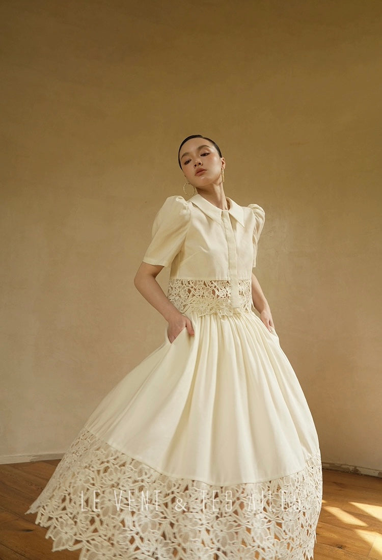 LE VENT & TES AILES | Swan Embrace Skirt Set