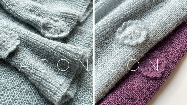 Aconiconi｜Alocasia Knitted Long Dress