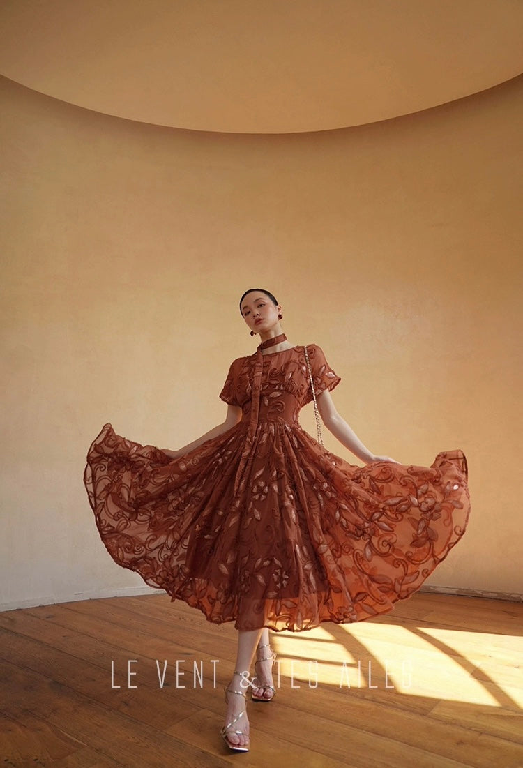 LE VENT & TES AILES | Miel Lumière Evening Dress