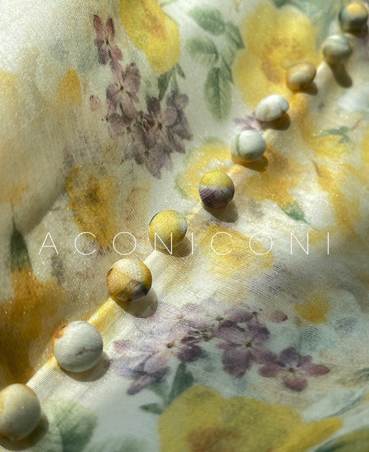 Aconiconi｜Petal Perfection Long Summer Dress