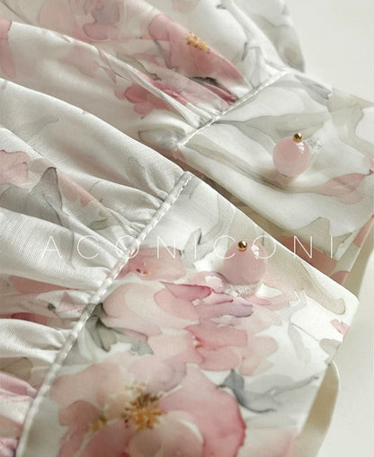 Aconiconi ｜Sweet Amelie Short Dress