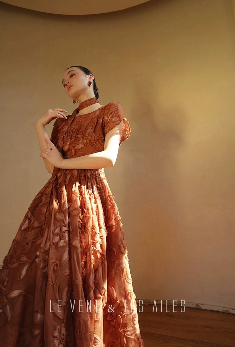 LE VENT & TES AILES | Miel Lumière Evening Dress