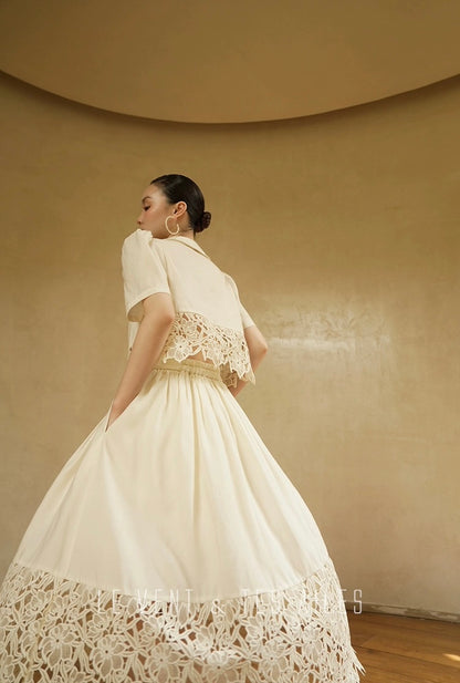 LE VENT & TES AILES | Swan Embrace Skirt Set