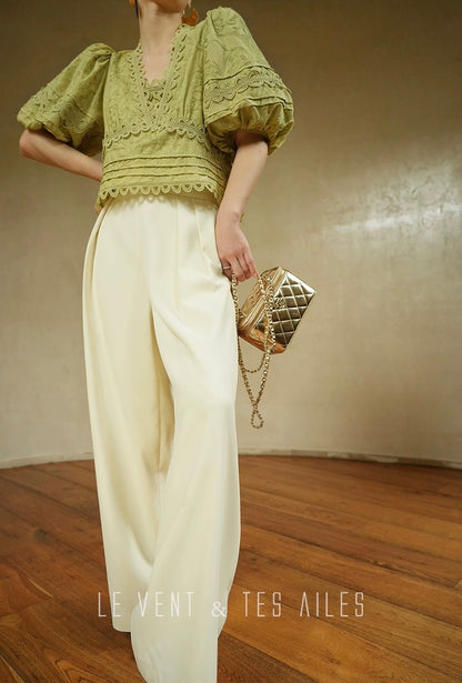 LE VENT & TES AILES | Écriture Fine Skirt Set