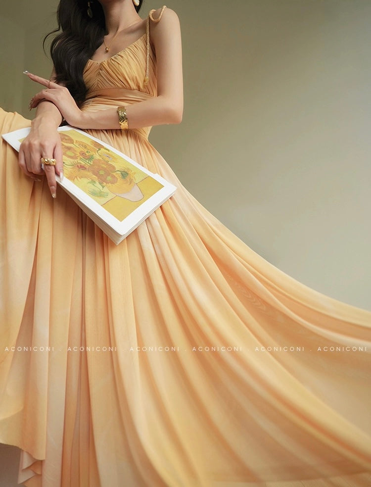 Aconiconi | Saffron Bloom Summer Dress