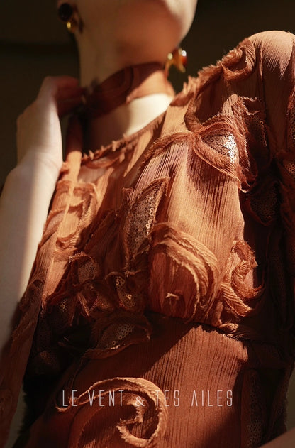 LE VENT & TES AILES | Miel Lumière Evening Dress