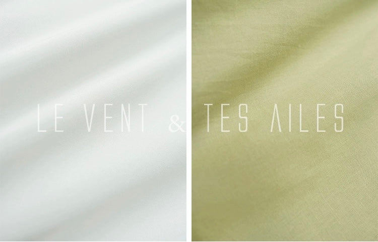 LE VENT & TES AILES | Écriture Fine Skirt Set