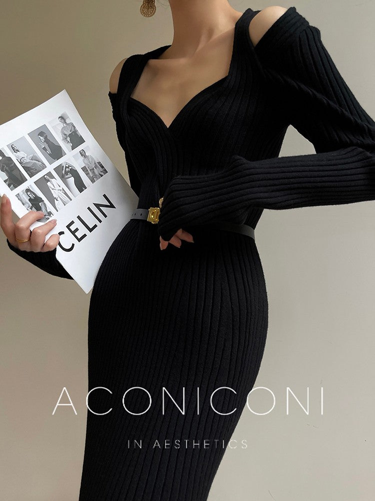 Aconiconi | Light Dream Elegant Knitted Dress