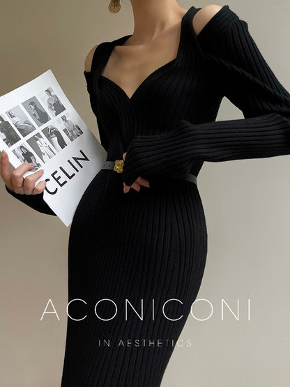 Aconiconi | Light Dream Elegant Knitted Dress