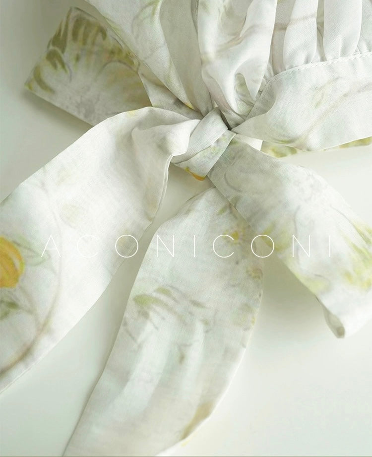 Aconiconi | Wisteria Drift Flowy Summer Dress