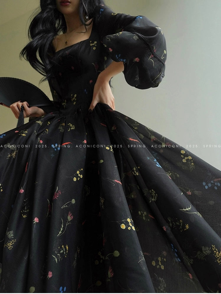 Aconiconi | Apricot Blossoms Flowy Dress