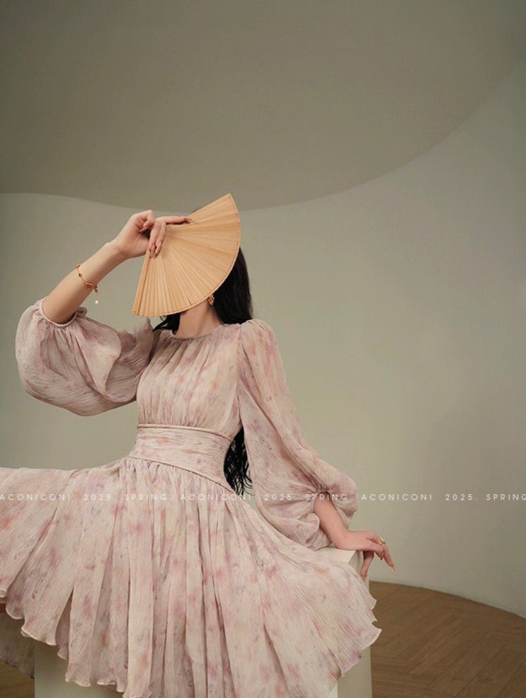 Aconiconi | Blush Reverie Short Dress