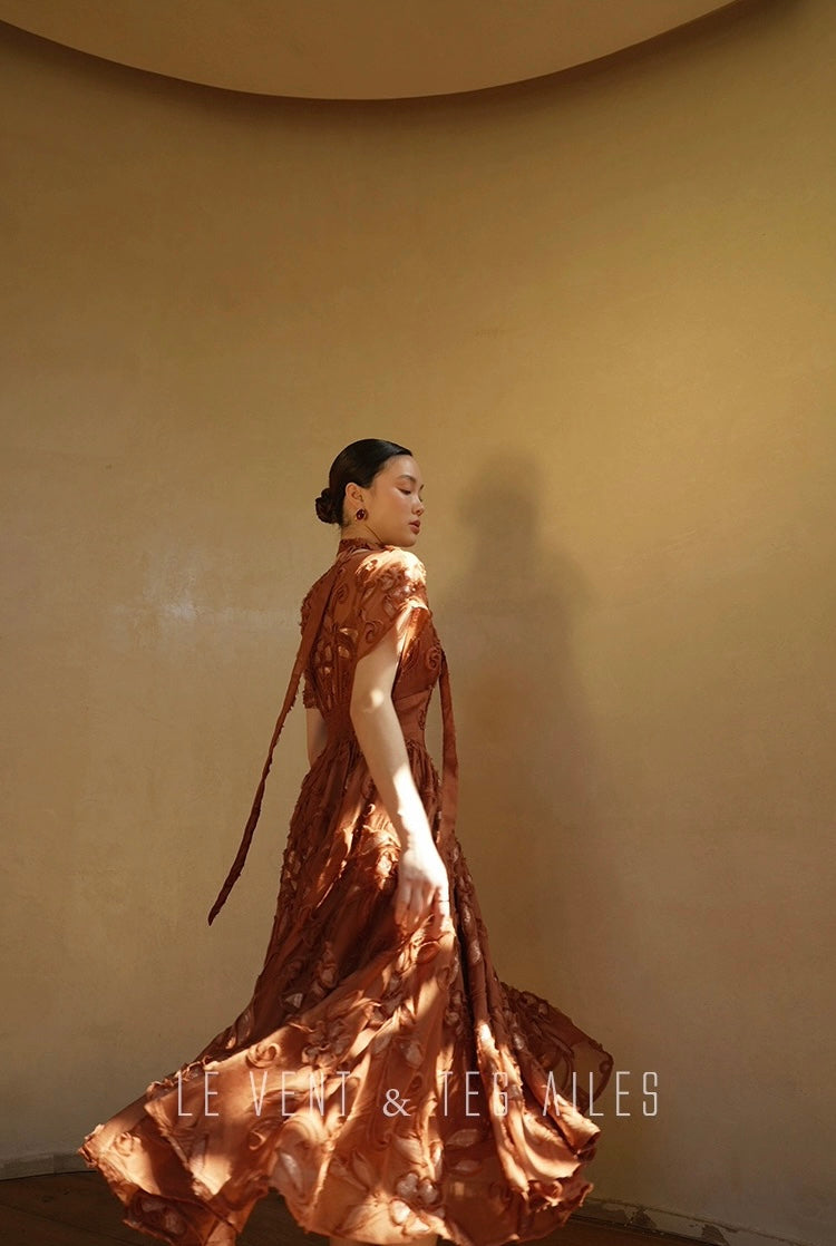 LE VENT & TES AILES | Miel Lumière Evening Dress