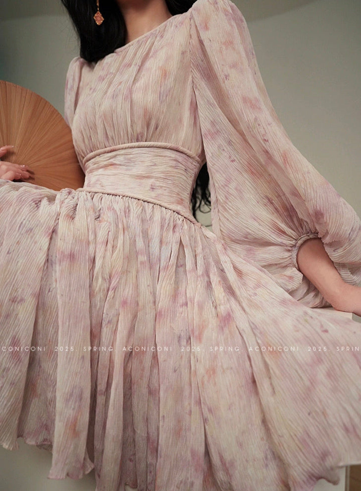 Aconiconi | Blush Reverie Short Dress