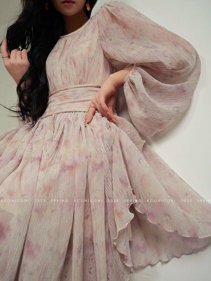 Aconiconi | Blush Reverie Short Dress