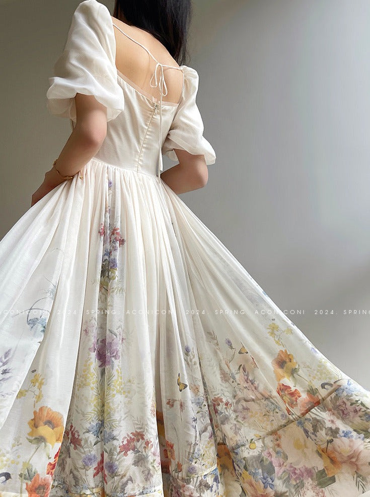 Aconiconi｜Florentia Long Princess Skirt Summer Dress