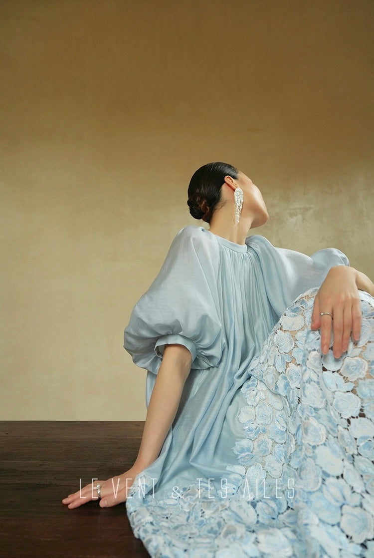 LE VENT & TES AILES | Azure Romance Dress