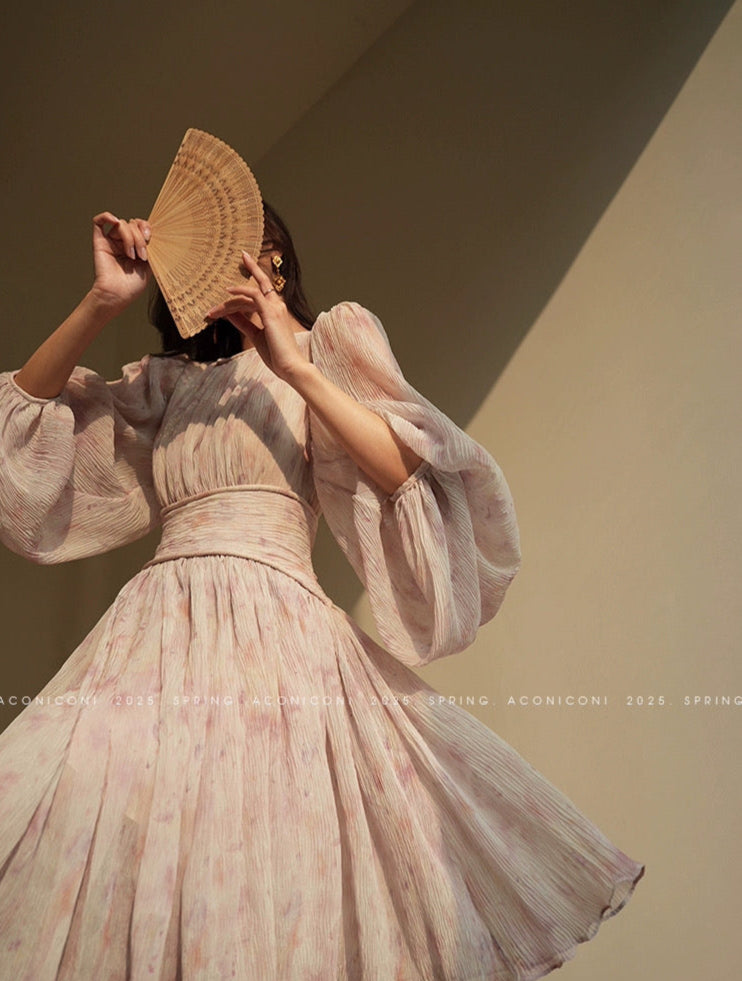 Aconiconi | Blush Reverie Short Dress