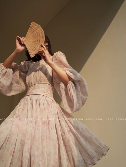 Aconiconi | Blush Reverie Short Dress