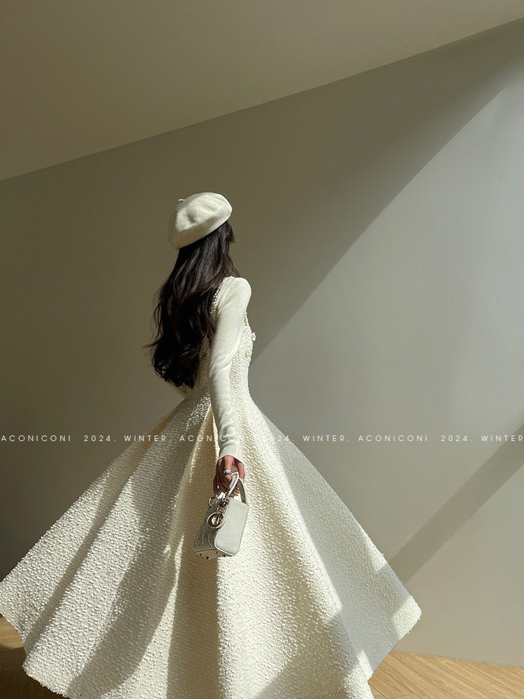 AconiconiWinter Night Moon Elegant Dress The Lunaria AconiconiWinter Night Moon Elegant Dress The Lunaria