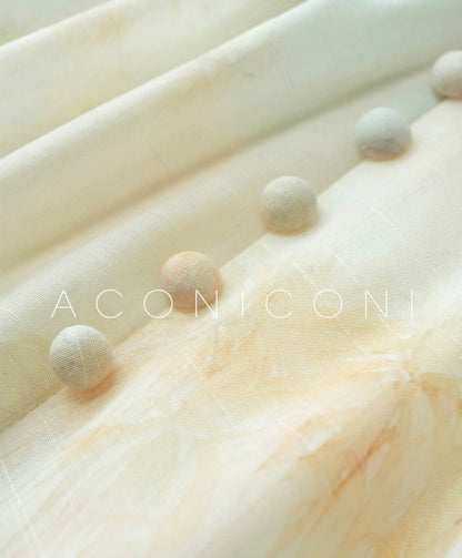 Aconiconi | Honeydew Glow Flowy Dress