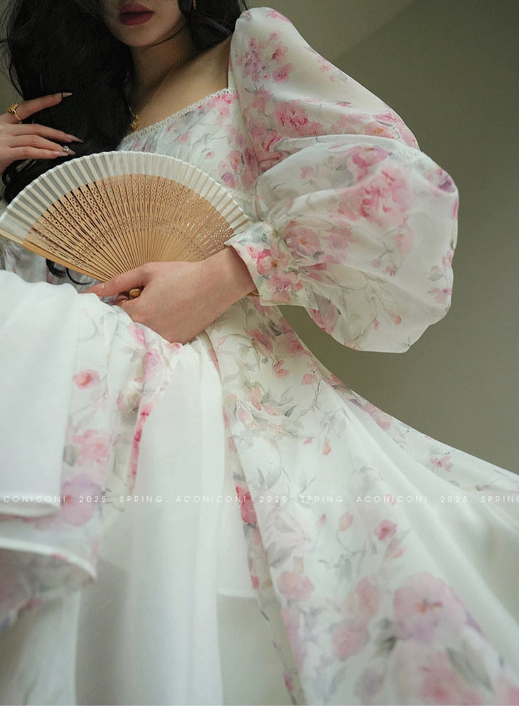 Aconiconi ｜Sweet Amelie Short Dress