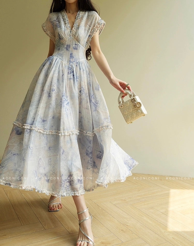 Aconiconi ｜Sunday Belle Elegant Dress