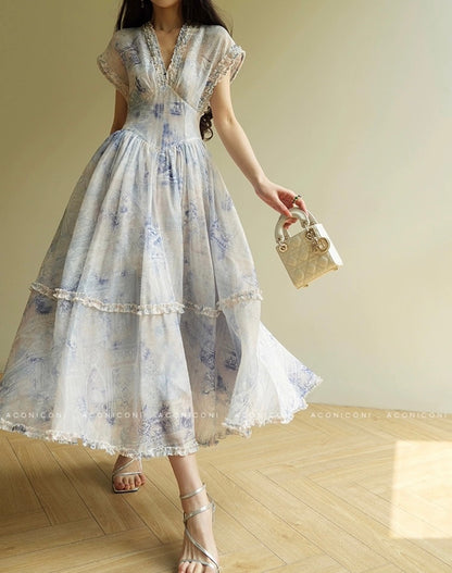 Aconiconi ｜Sunday Belle Elegant Dress