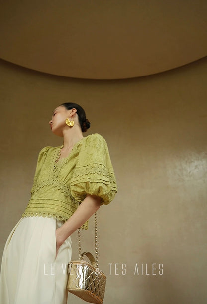 LE VENT & TES AILES | Écriture Fine Skirt Set