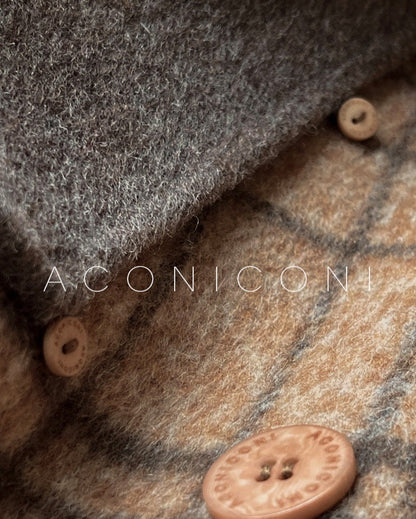 Aconiconi｜Yamano Plaid Winter Coat