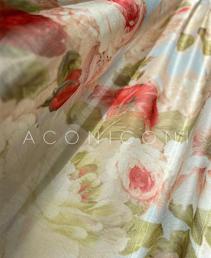 Misty Rose Long Sleeve Long Dress