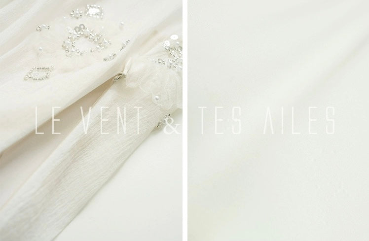 LE VENT & TES AILES | Étoile Blanche Elegant Skirt Set