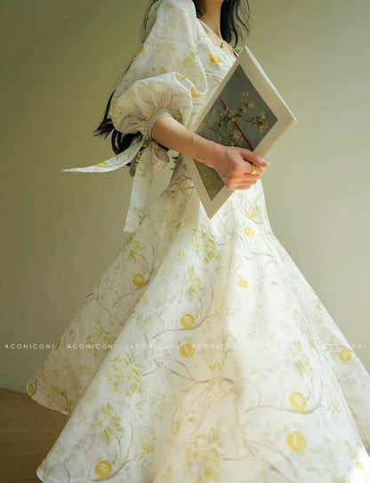 Aconiconi | Wisteria Drift Flowy Summer Dress