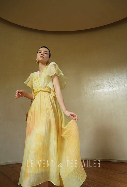 LE VENT & TES AILES | Amber Bloom Flowy Dress