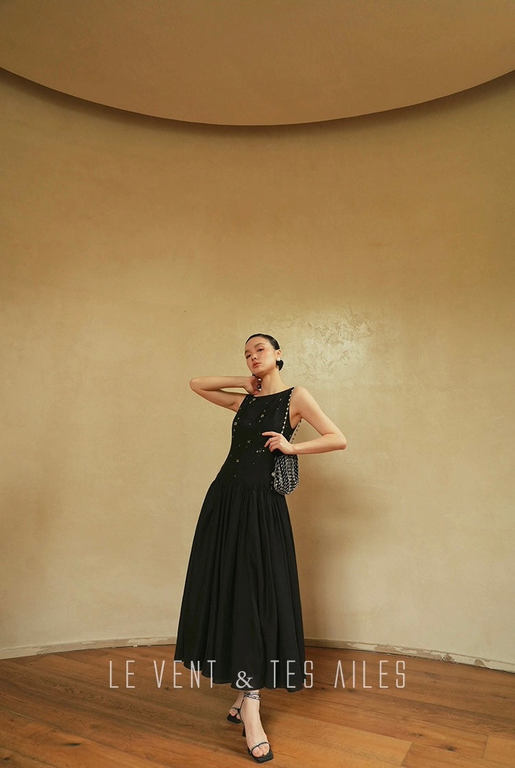 LE VENT & TES AILES | Noir Désir Evening Dress