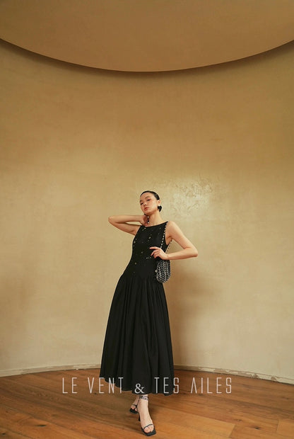 LE VENT & TES AILES | Noir Désir Evening Dress