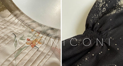 Aconiconi｜Moon Shadow Camellia Skirt Suit