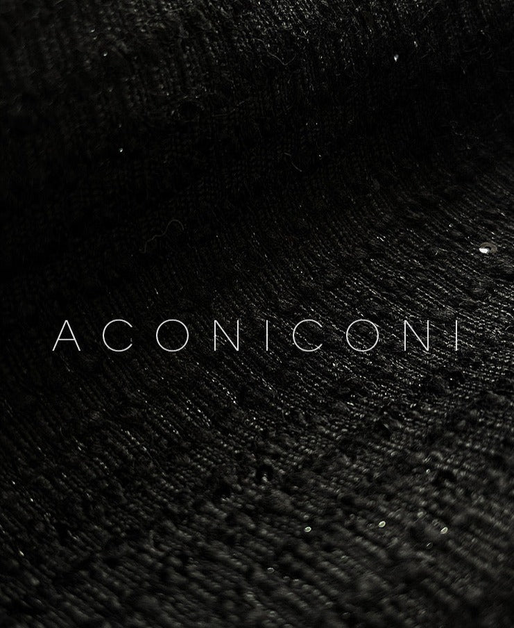 Aconiconi｜Light diamond shimmer wool dress
